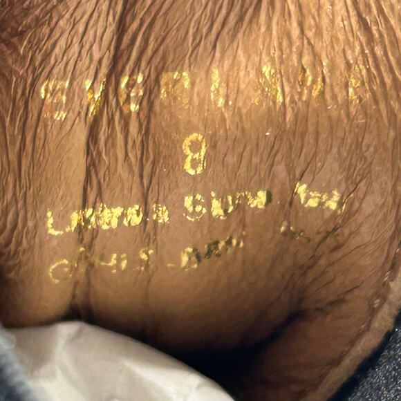 Everlane The Chelsea Boot Leather Tobacco Brown Women 8 Tried On Cushion Insole - Picture 8 of 8